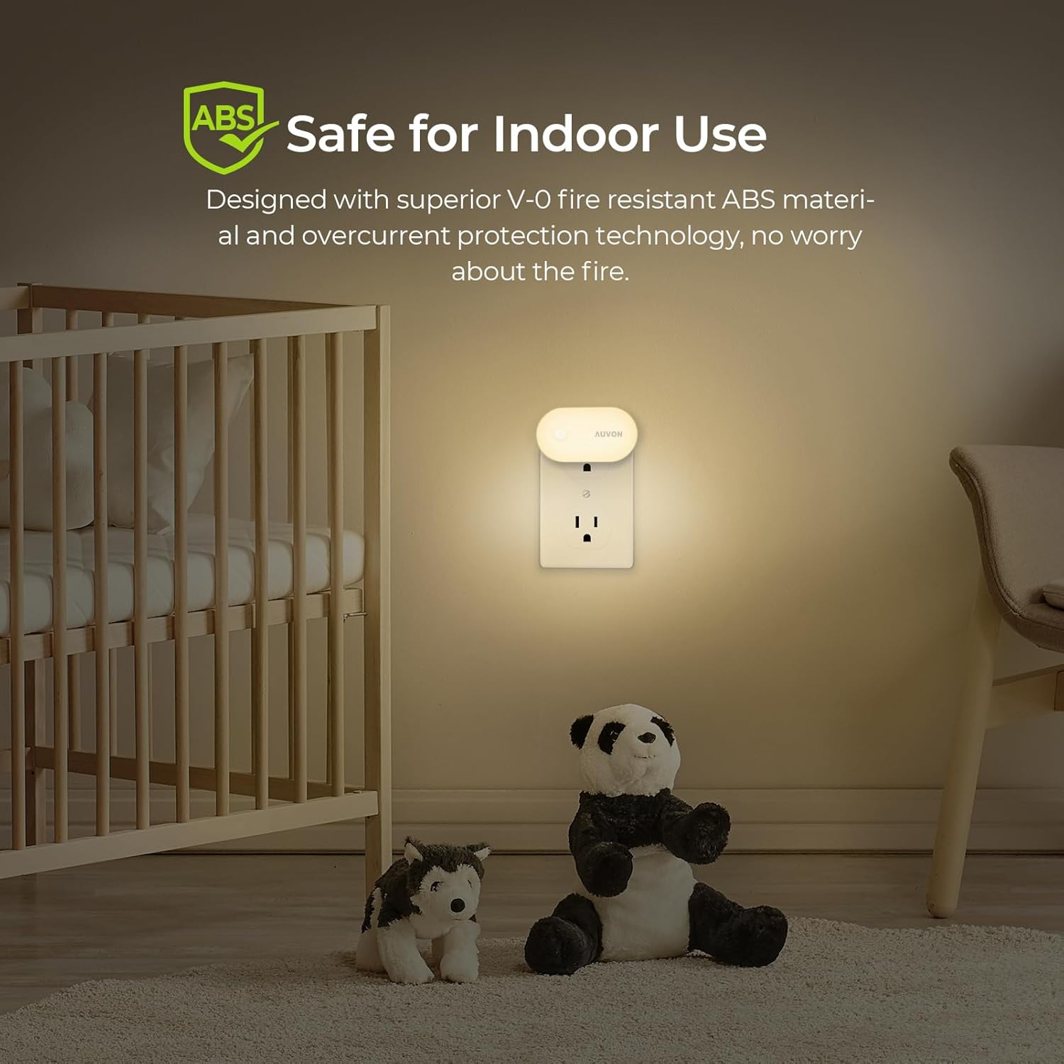 AUVON Motion Sensor Night Light 4 Pack – Thoughtful Housewarming Gift for New Homeowners, Parents and Elderly Loved Ones