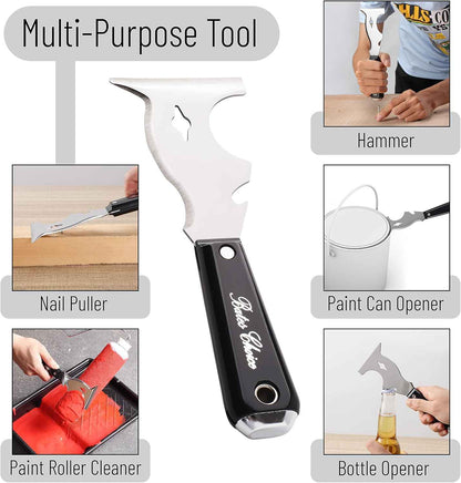 Bates 10 in 1 Paint Scraper – One Tool Replaces a Drawer Full of Scrapers