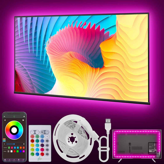 LED Light Strip for Bedroom – 20ft USB TV Backlight with App & Remote, RGB Color Changing Ambient Decor for Living Room Aesthetic