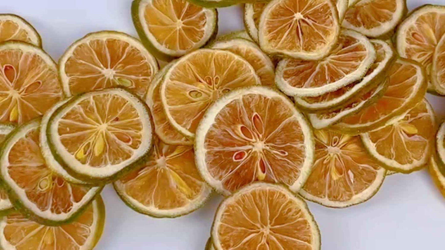Citrico Dehydrated Lime Garnish – Lightweight Cocktail Topping for Patio Parties