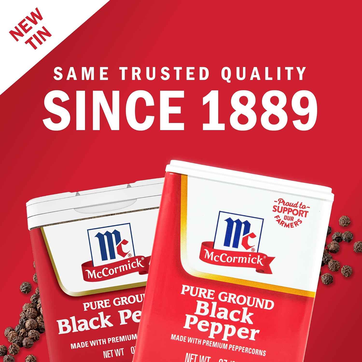 McCormick Pure Ground Black Pepper 3 oz – Clean-Ingredient Pantry Staple for Mindful Home Cooking