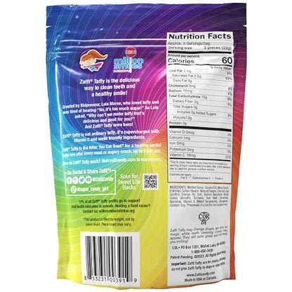 Zollipops KETO Taffy Assorted Fruit 3oz – Kid-Friendly Low-Carb Treats for Car Rides and Lunchbox Surprises
