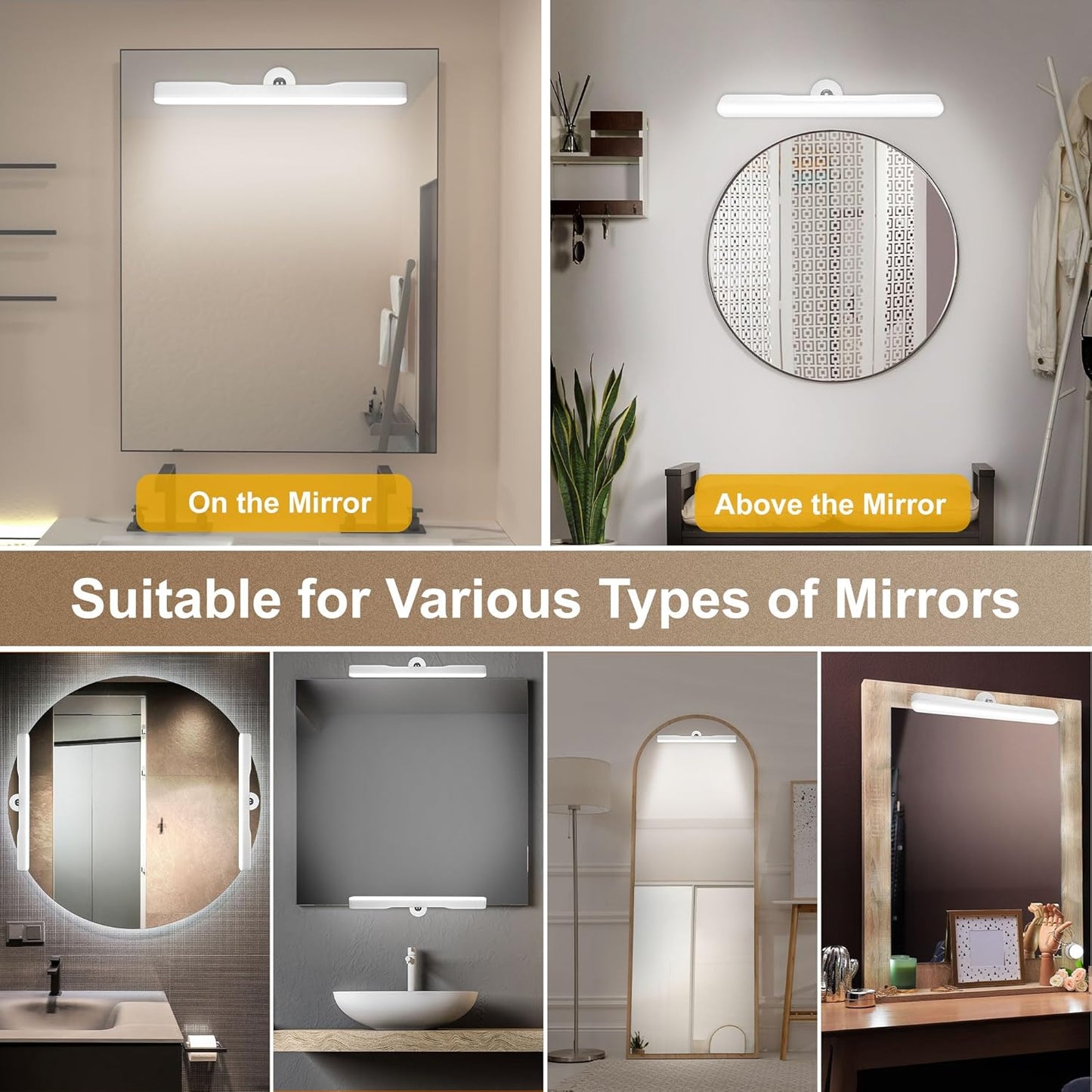 available in 3 white light, light wood, and dark wood finishes in 1-pack or 2-pack configurations