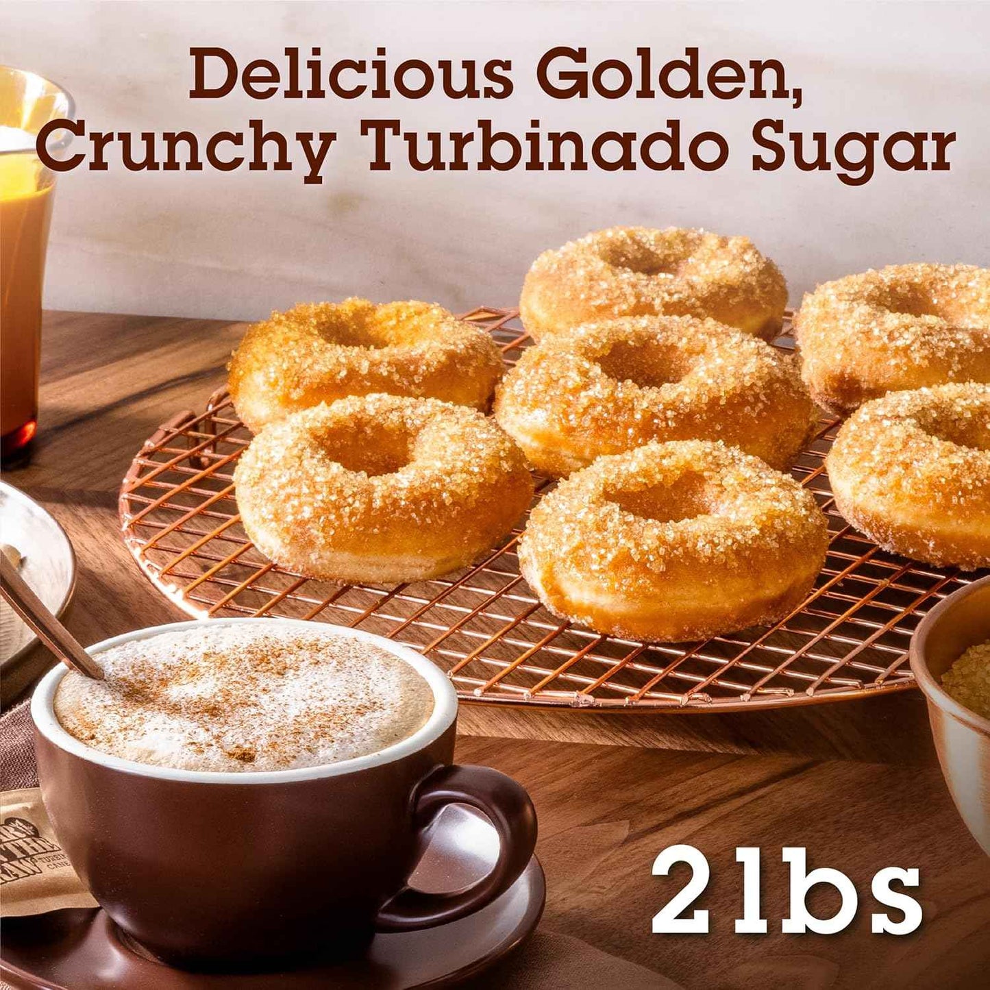 Sugar In The Raw Turbinado Cane Sugar – Thoughtful Housewarming Gift for Coffee Lovers, 2lb Box with Pour Spout