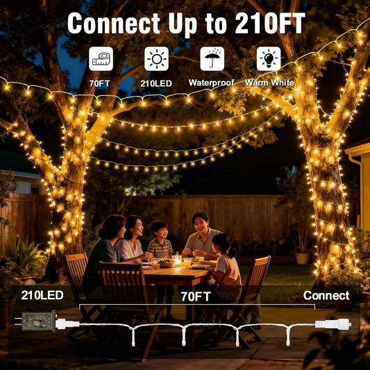 GlowNEST LED String Lights – Thoughtful Housewarming Gift for Her, Cozy Bedroom Decor