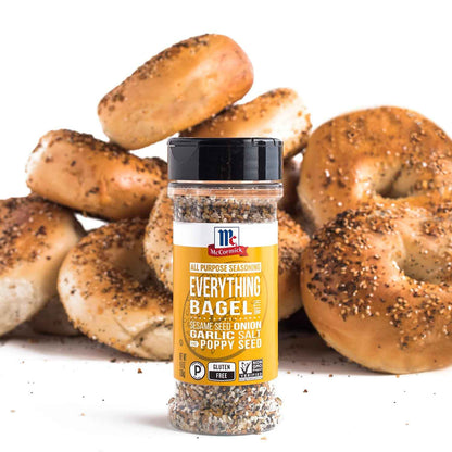 McCormick Everything Bagel All Purpose Seasoning – Thoughtful Housewarming Gift for New Home Cooks, 4.8 oz Shaker