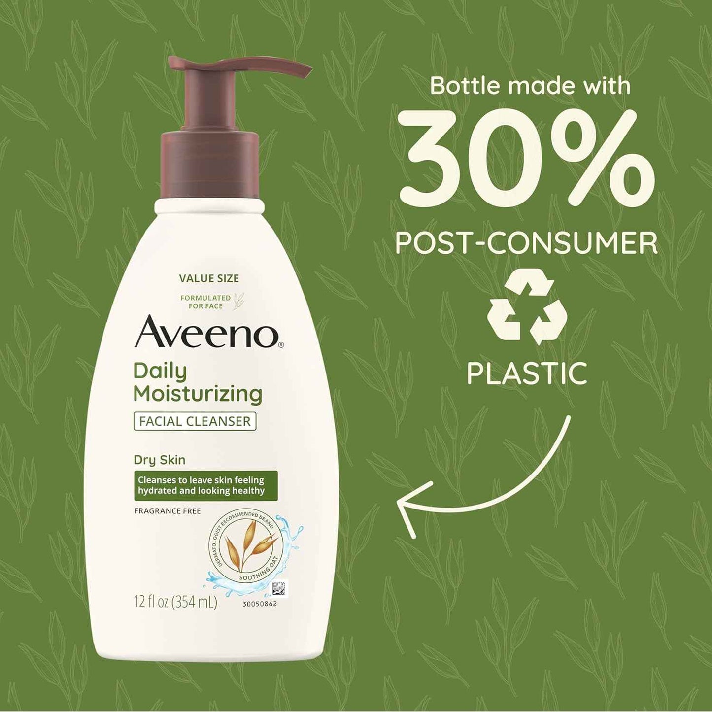 Aveeno Daily Facial Cleanser – Clean, Simple Face Wash for Uncluttered Skincare Routines