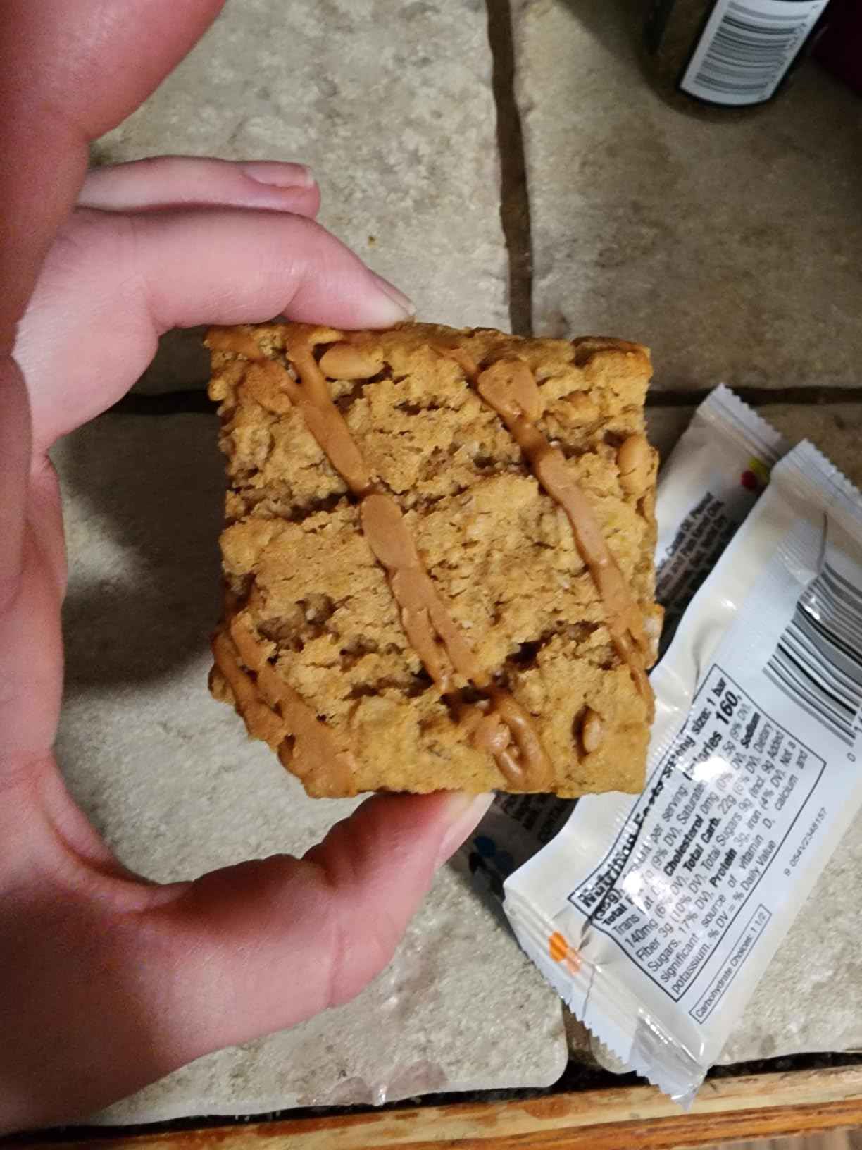 Nature Valley Soft Baked Oatmeal Squares – Lunchbox Snack for Kids, Whole Grain Peanut Butter Bars (12-Count)