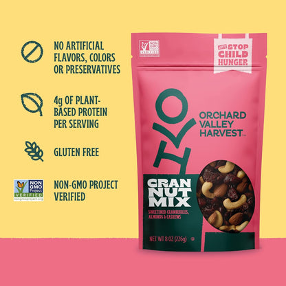 available in cran nut and choc nut flavor variants plus an 8-oz resealable bulk option