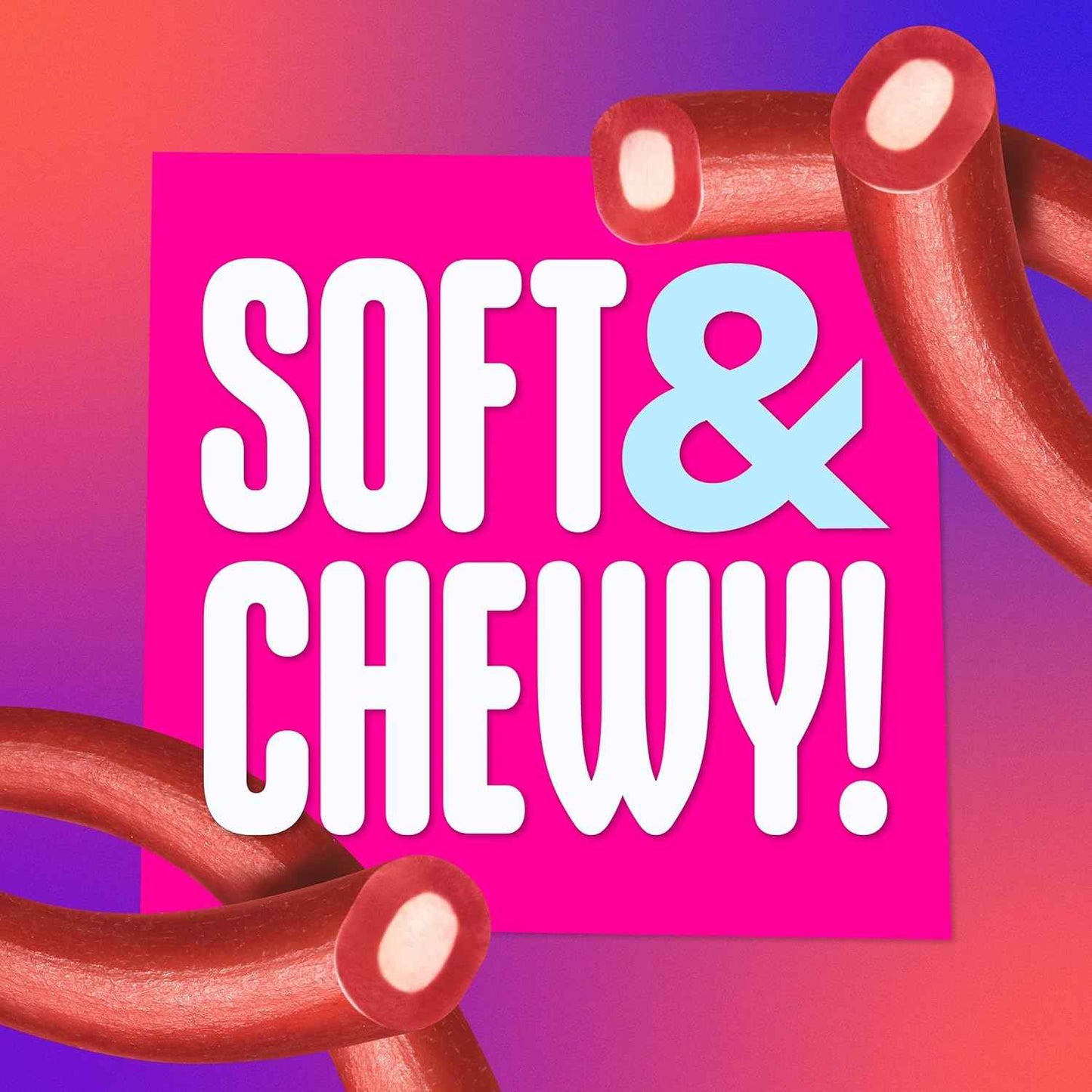 SweeTARTS Ropes Chewy Candy – Road Trip Travel Snack for Passengers, 9 oz Bag