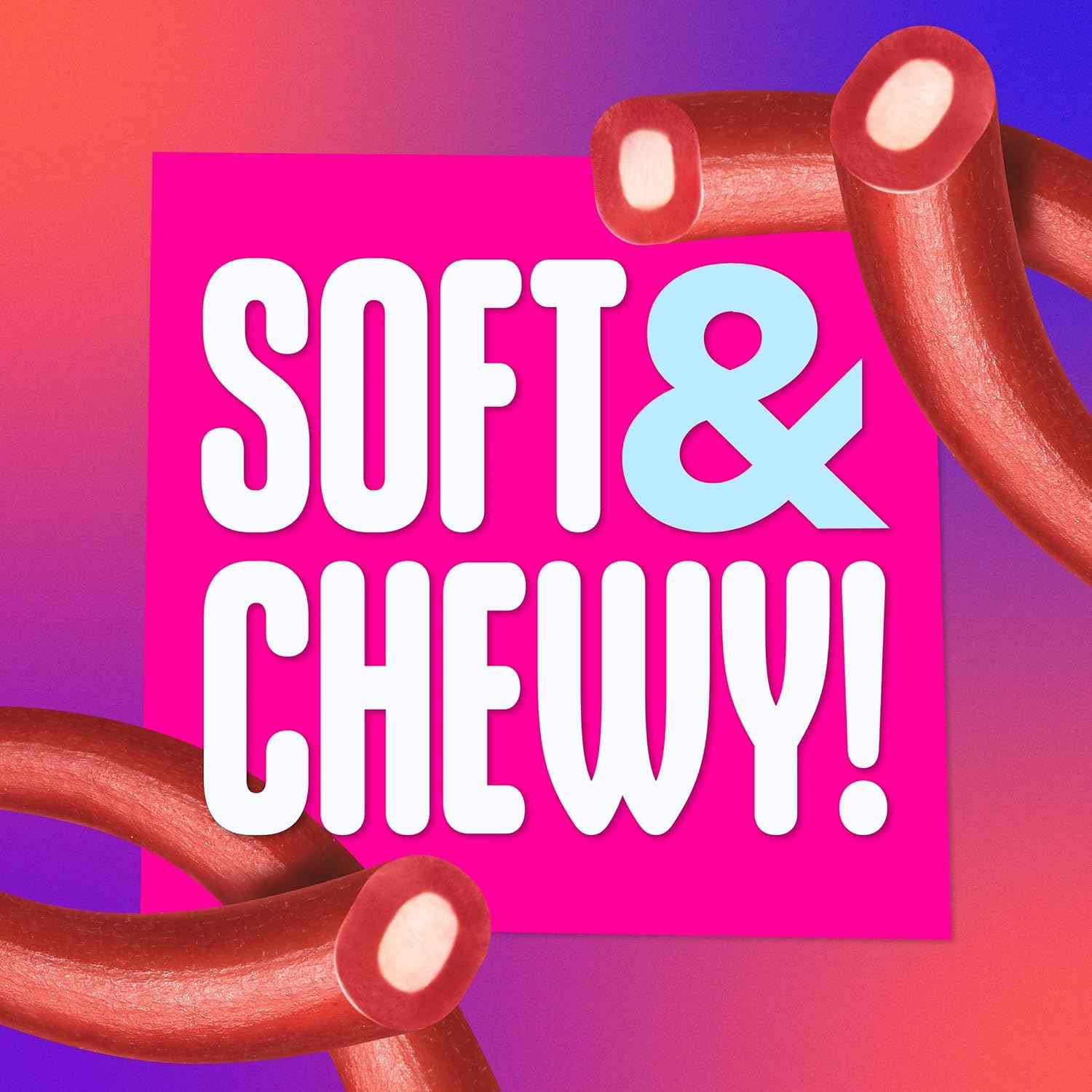 SweeTARTS Ropes Chewy Candy – Road Trip Travel Snack for Passengers, 9 oz Bag