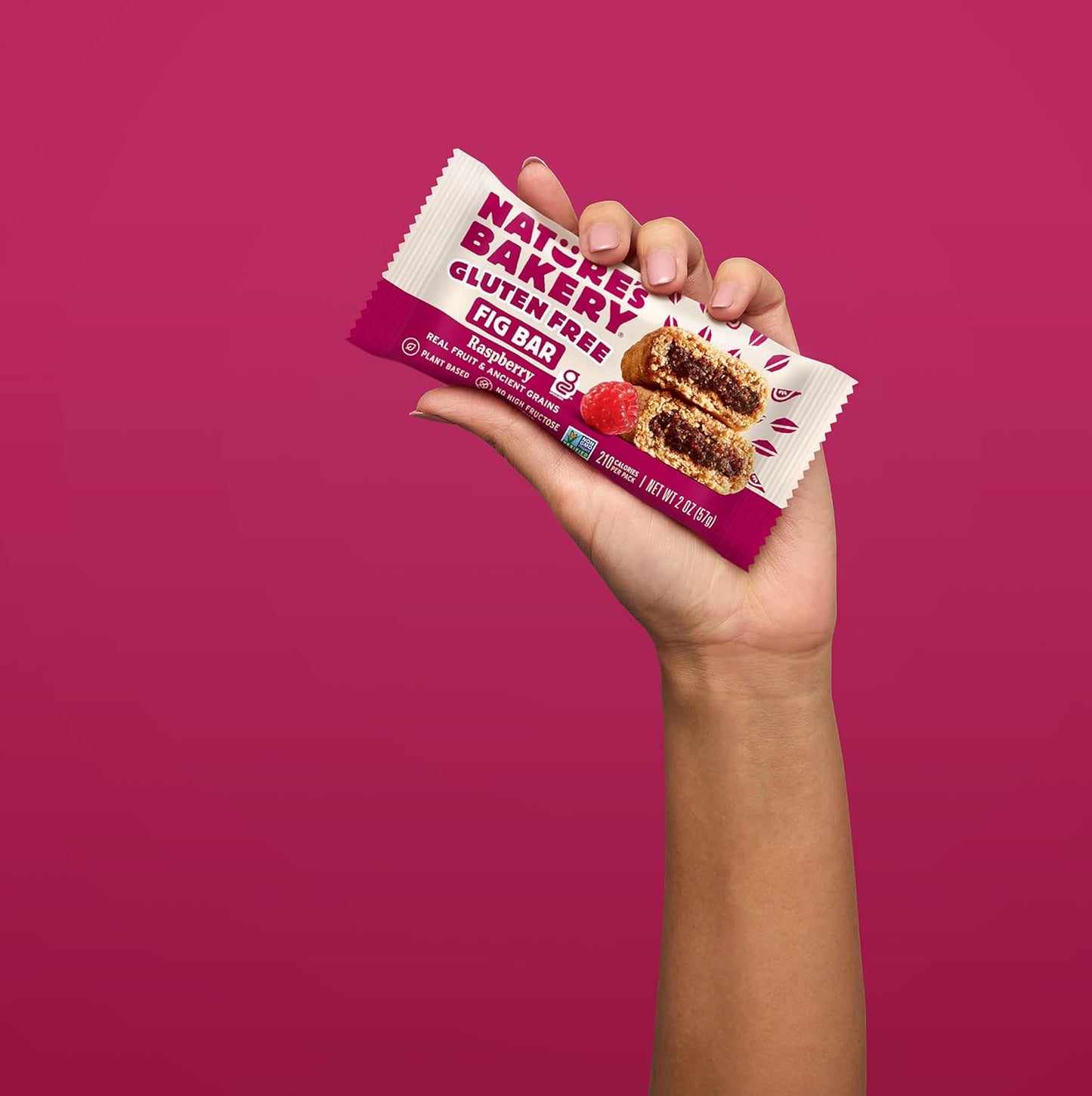 available in five fruit flavors: blueberry, raspberry, pomegranate, fig, and strawberry