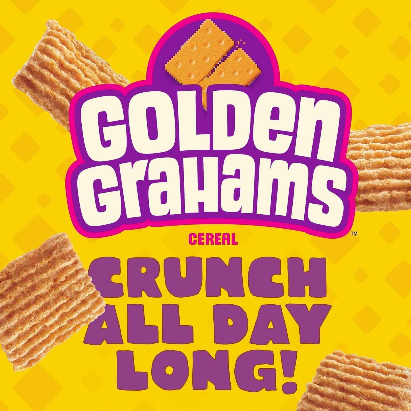 Golden Grahams Breakfast Cereal, Graham Cracker Taste, Made with Whole Grain – Quick Desk Snack for Busy Work-from-Home Professionals
