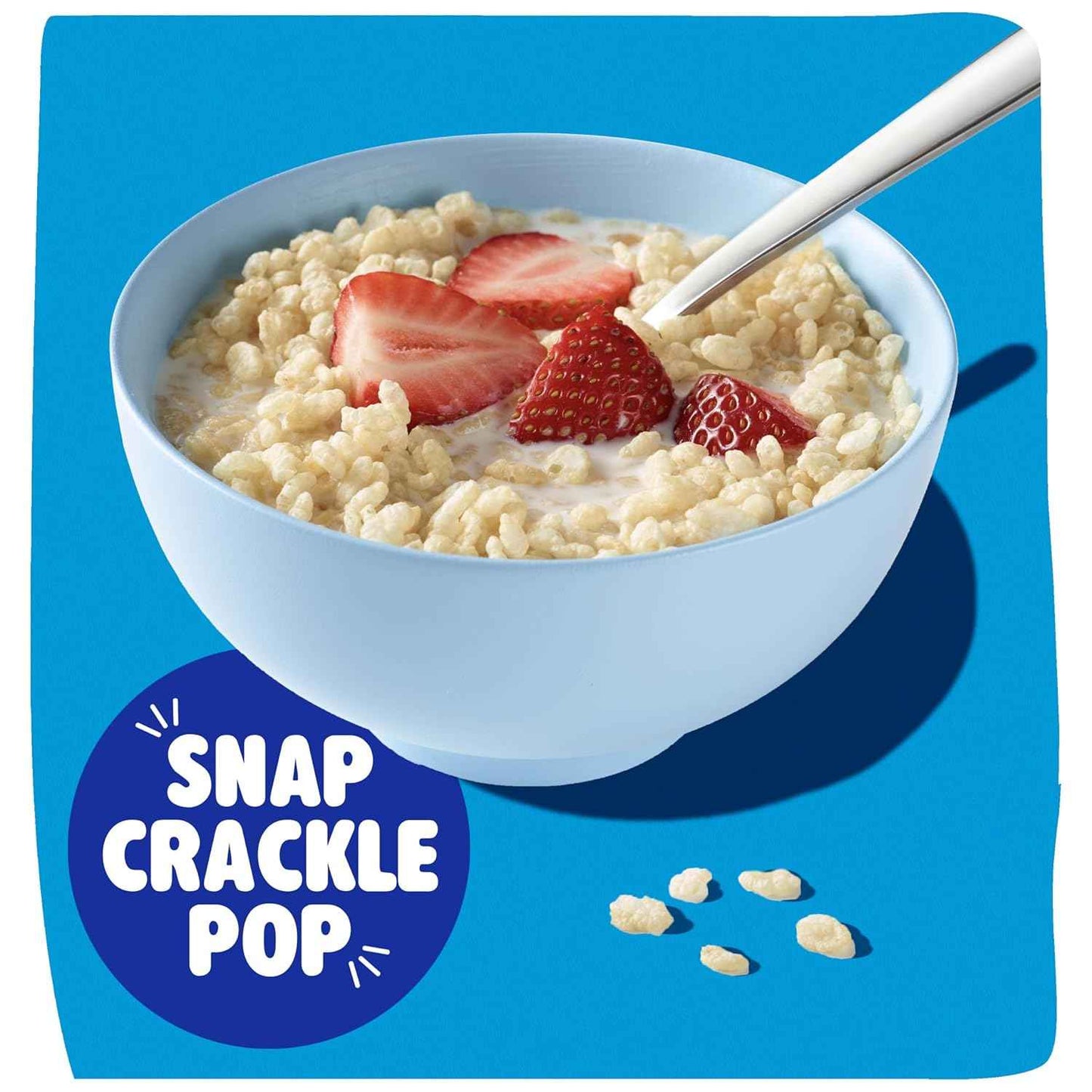 Kellogg's Rice Krispies Cereal – Nostalgic Saturday Morning Gift for the Camp-Style Breakfast Setting, 24oz