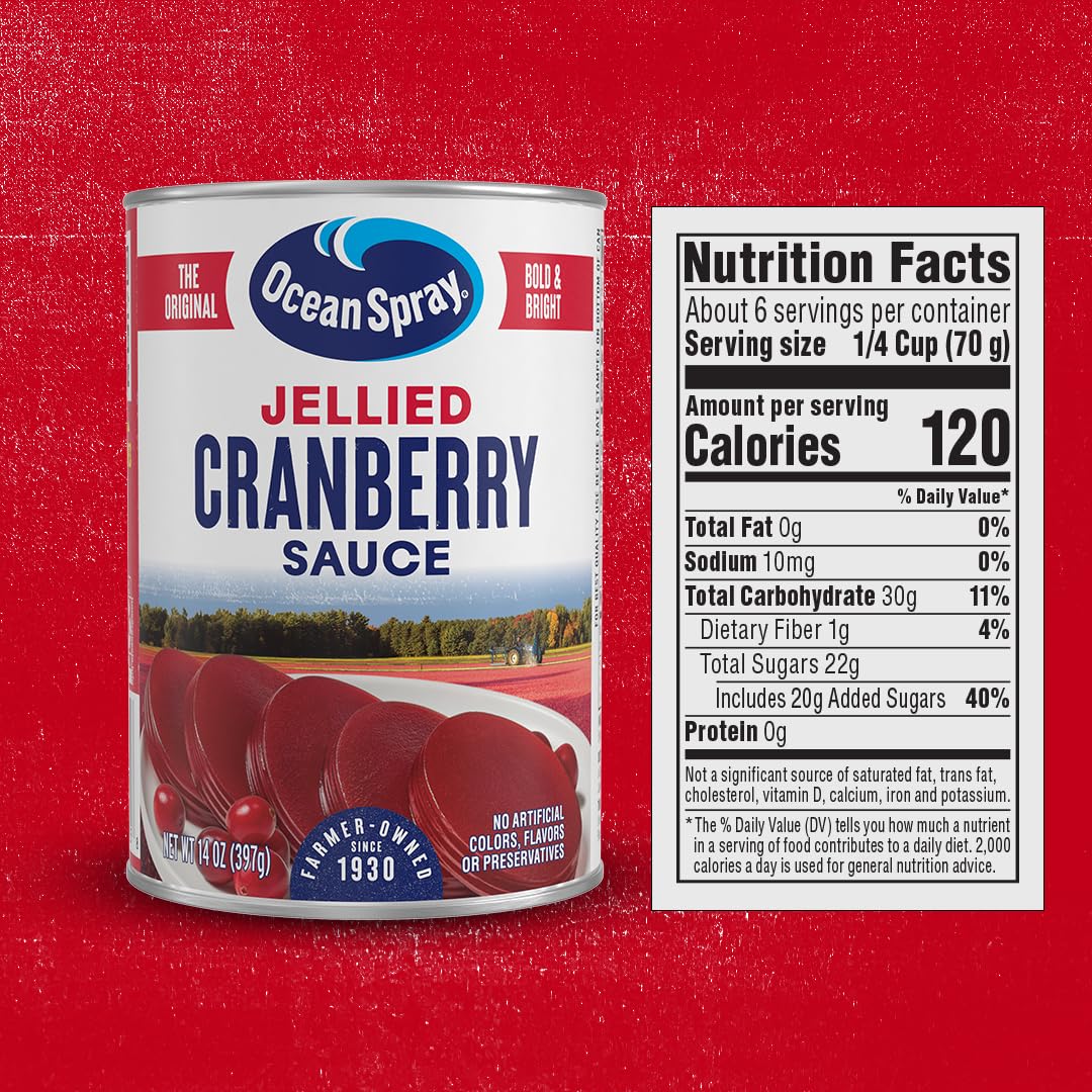 available in jellied and whole-berry cranberry textures
