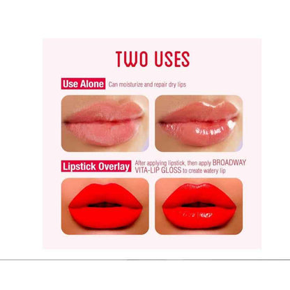 Ruby Kisses Broadway Vita-Lip Clear Lip Gloss – Affordable Birthday Gift for Her, Hydrating High-Shine 10 Pack with Vitamin-Infused Formula