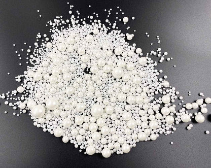 Sweet Sprinklez Glossy Pearl Sprinkles Elegant Cake Counter Topper for Café Display and Home Dessert Styling, 4.2oz