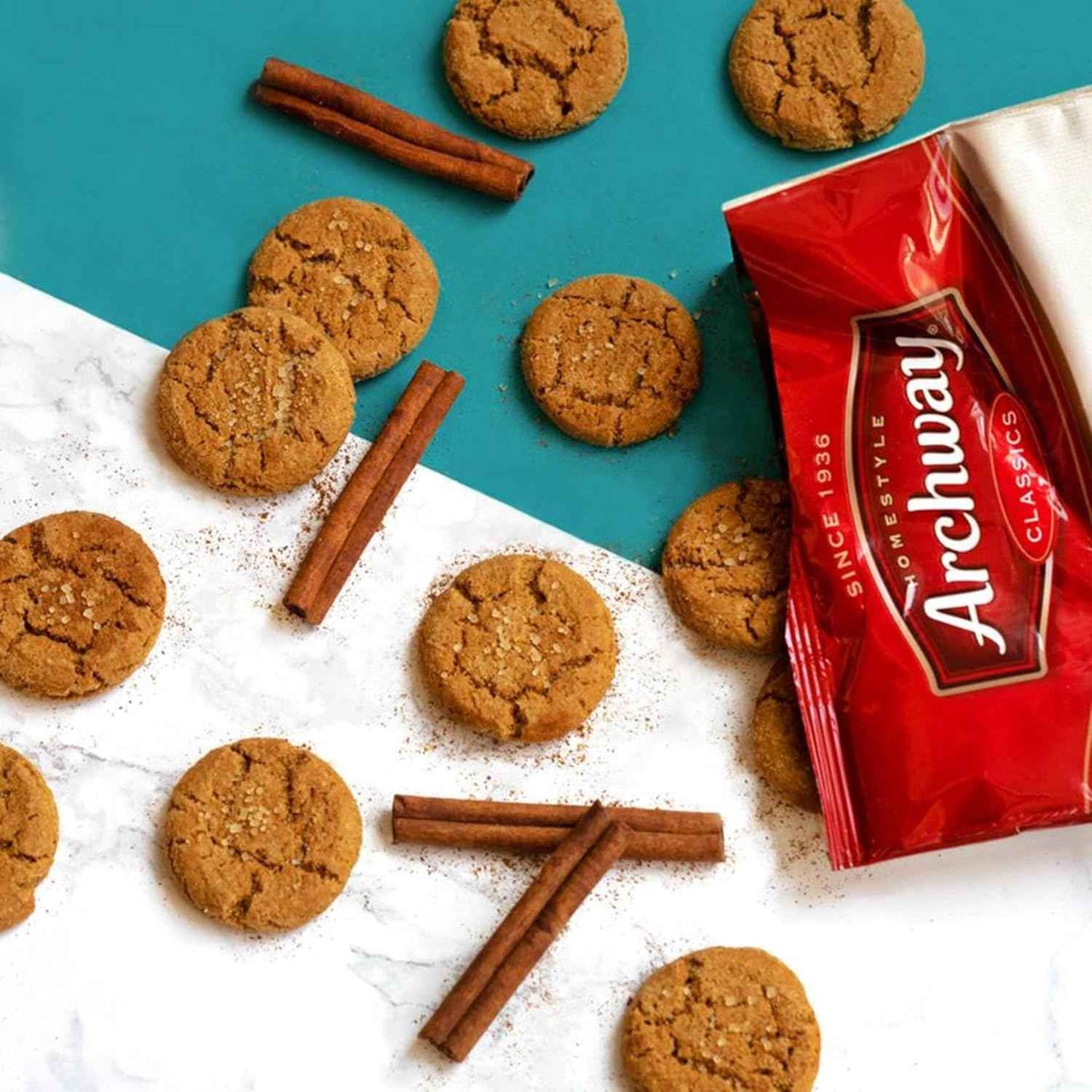 Archway Crispy Gingersnaps, 12 oz Office Pantry and Conference Room Snack Pack