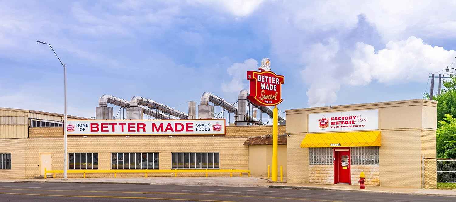 Better Made Potato Sticks 5oz Canister - Office Desk Snack with Resealable Lid for Focused Workdays and Breakroom Sharing