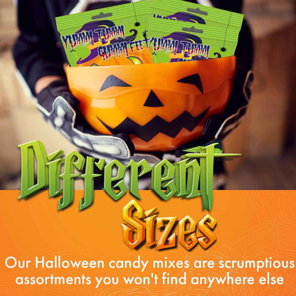 Fusion Select Spooky Gummy Body Parts – Lightweight Halloween Treat for Outdoor Carnival Booths, Trunk or Treat Events and Tailgate Parties