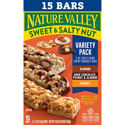 available in three pack sizes: 12-count, 15-count, and 24-count