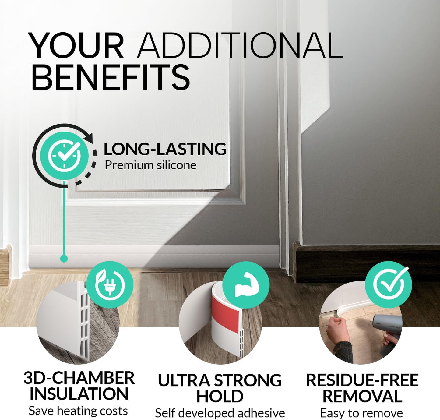 available in white, brown, and black finishes in 1-pack or 5-pack configurations