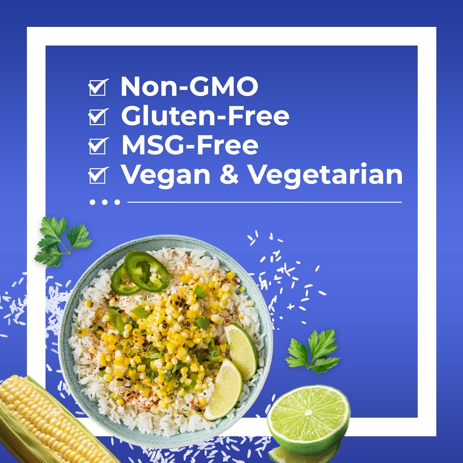 available in white rice and brown rice 2lb variants