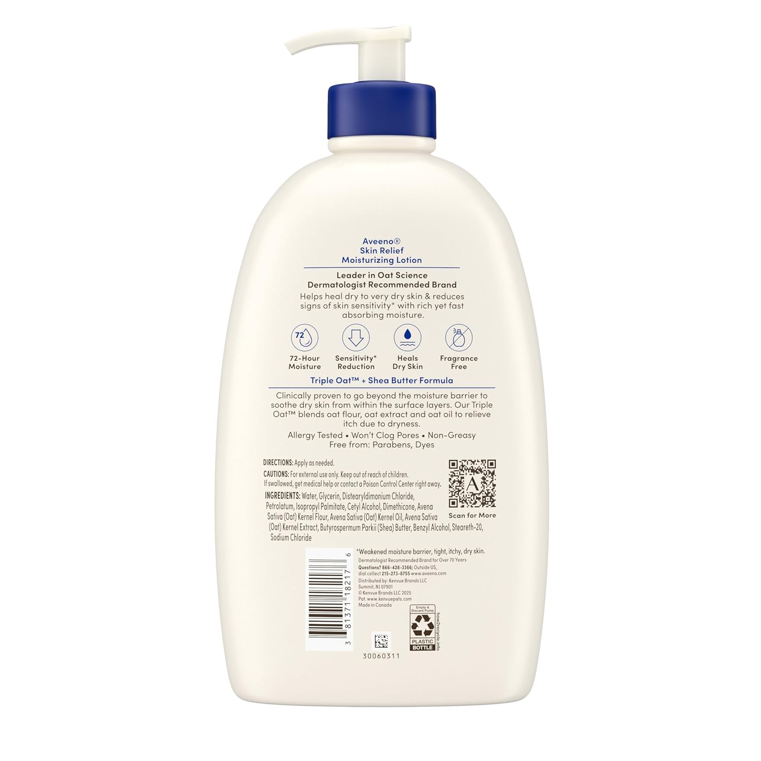 Aveeno Skin Relief Moisturizing Lotion – Calming Post-Shower Ritual for Very Dry Sensitive Skin