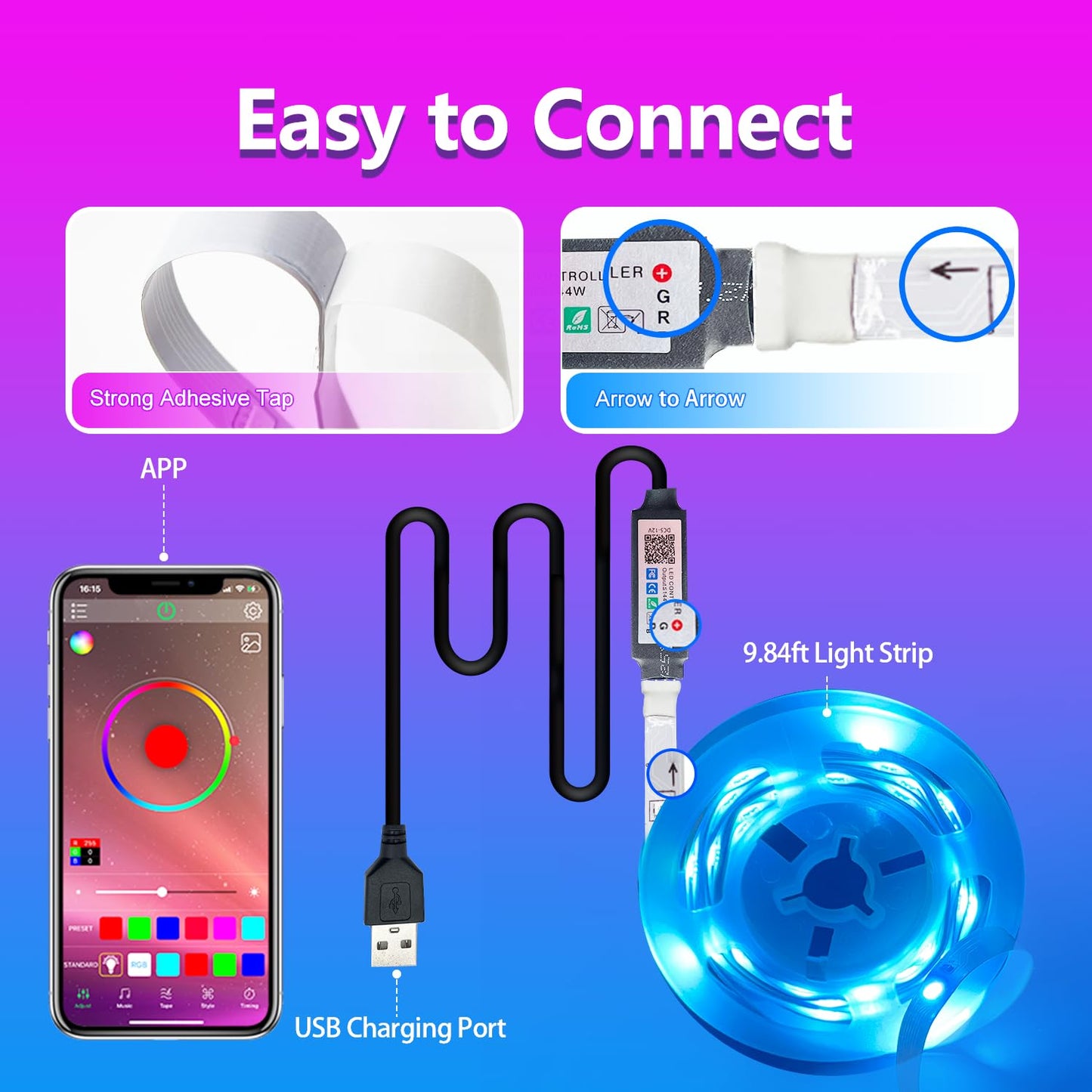 KEXU_LED_Lights_for_TV_9.84ft_USB_Led_Strip_Lights_for_22-65_in_TV_LED_Lights_RGB_Music_Sync_TV_Backlights_with_APP_Control_LED_Lights_for_Bedroom_Decor