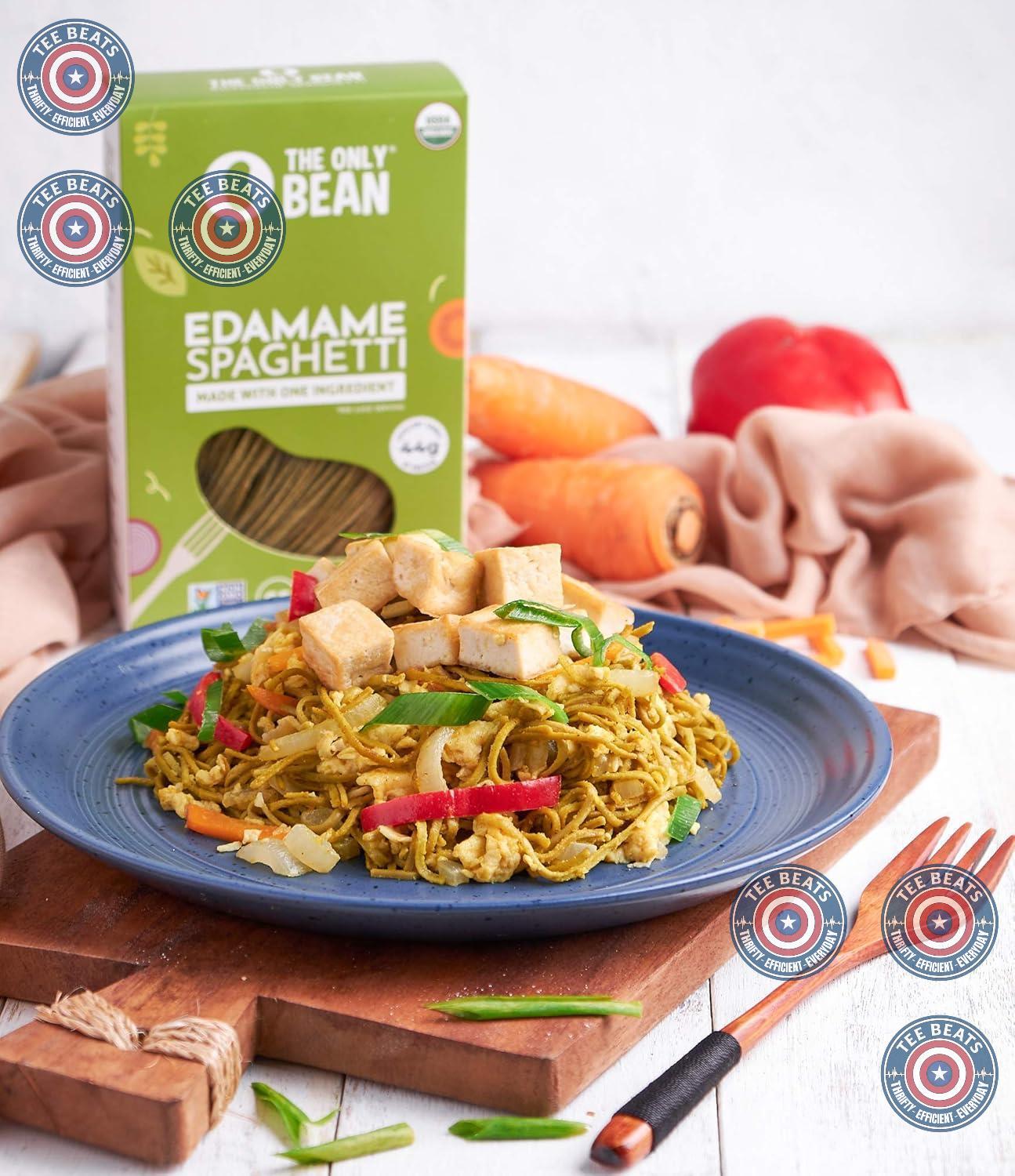 The_Only_Bean_-_Organic_Edamame_Spaghetti_Pasta_-_High_Protein,_Keto_Friendly,_Gluten-Free,_Vegan,_Non-GMO,_Kosher,_Low_Carb,_Plant-Based_Bean_Noodles_-_8_oz_(1_Pack)