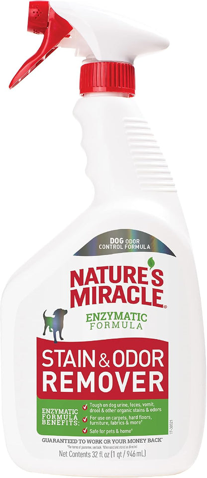 bacteria-based enzymatic formula that activates on contact with organic pet messes