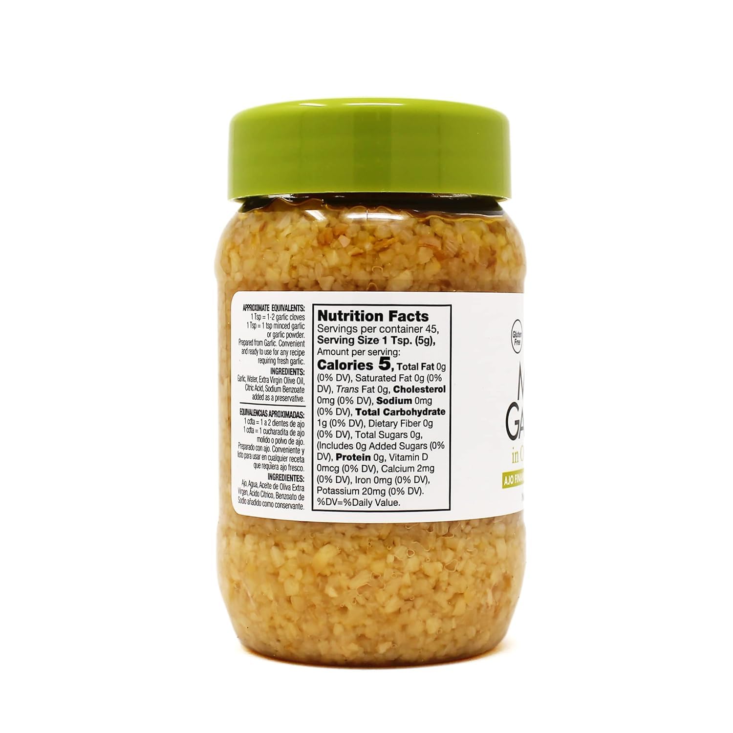 Badia Pre-Minced Garlic in Olive Oil – Ready-to-Spoon Aromatic for Quick Stir-Fry Dinners
