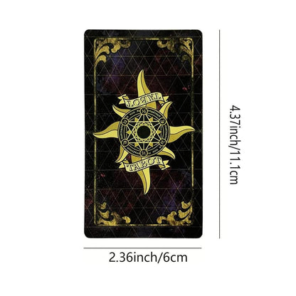 Tarot_Cards_Set_of_78_Surface_Laser_Cards_with_English_Instructions_Book_for_Beginners_(English_Edition)