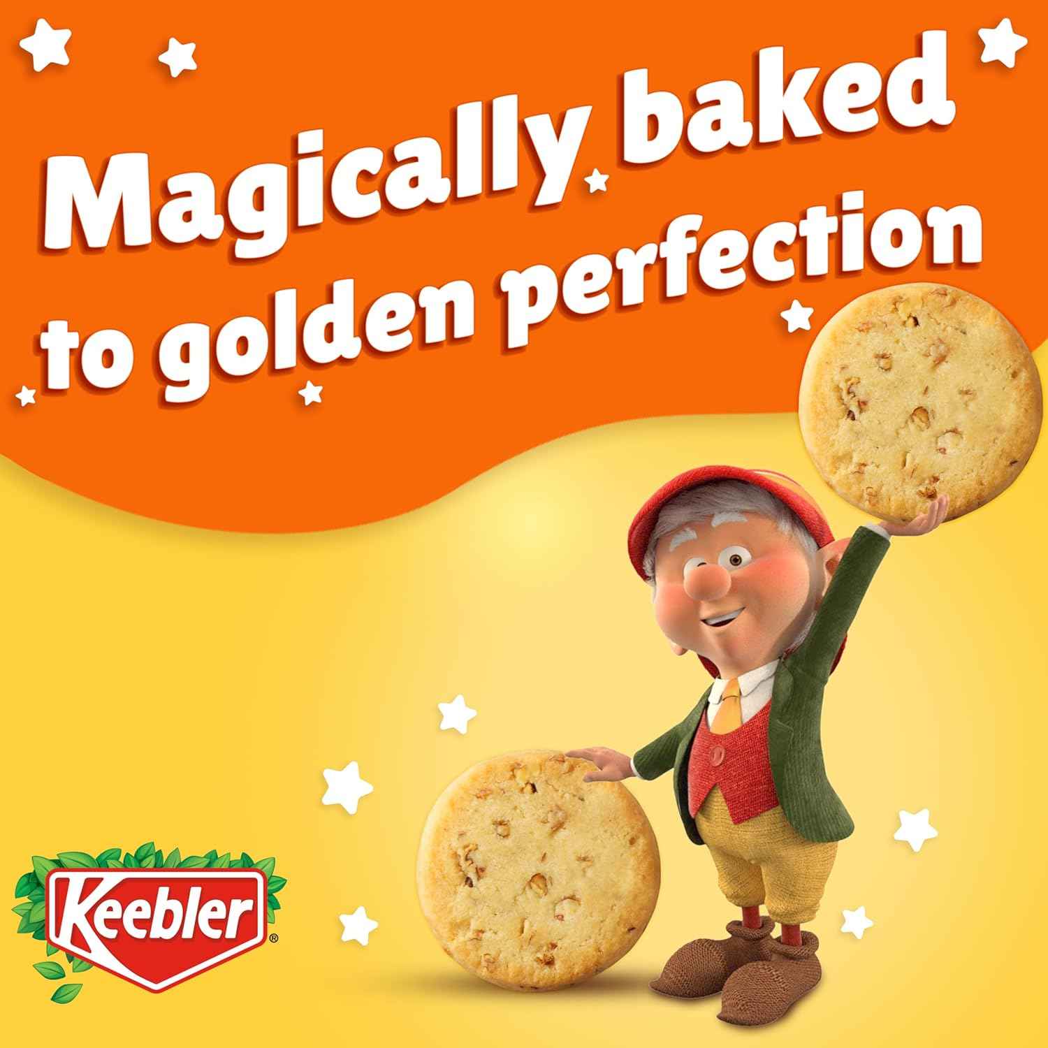Keebler Sandies Pecan Shortbread Cookies – Lunchbox Snack for Kids, 17.2 oz Family Size