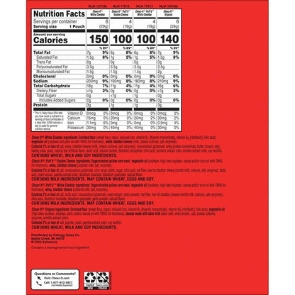 Cheez-It Cheese Crackers, Baked Snack Crackers, Shareable Workplace Snack for Conference Rooms, 17.72oz Box (20 Pouches)