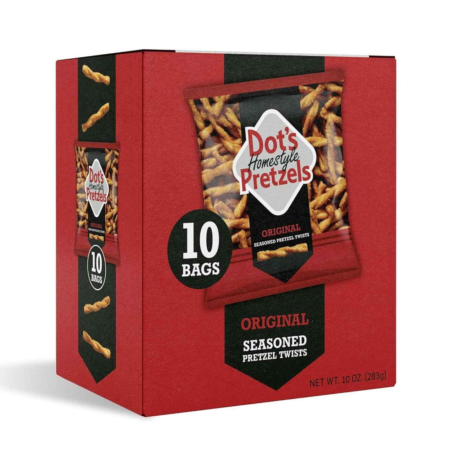 Dot's Pretzels BBQ Pretzel Snacks – Resealable Travel Bag for Camping and Picnics