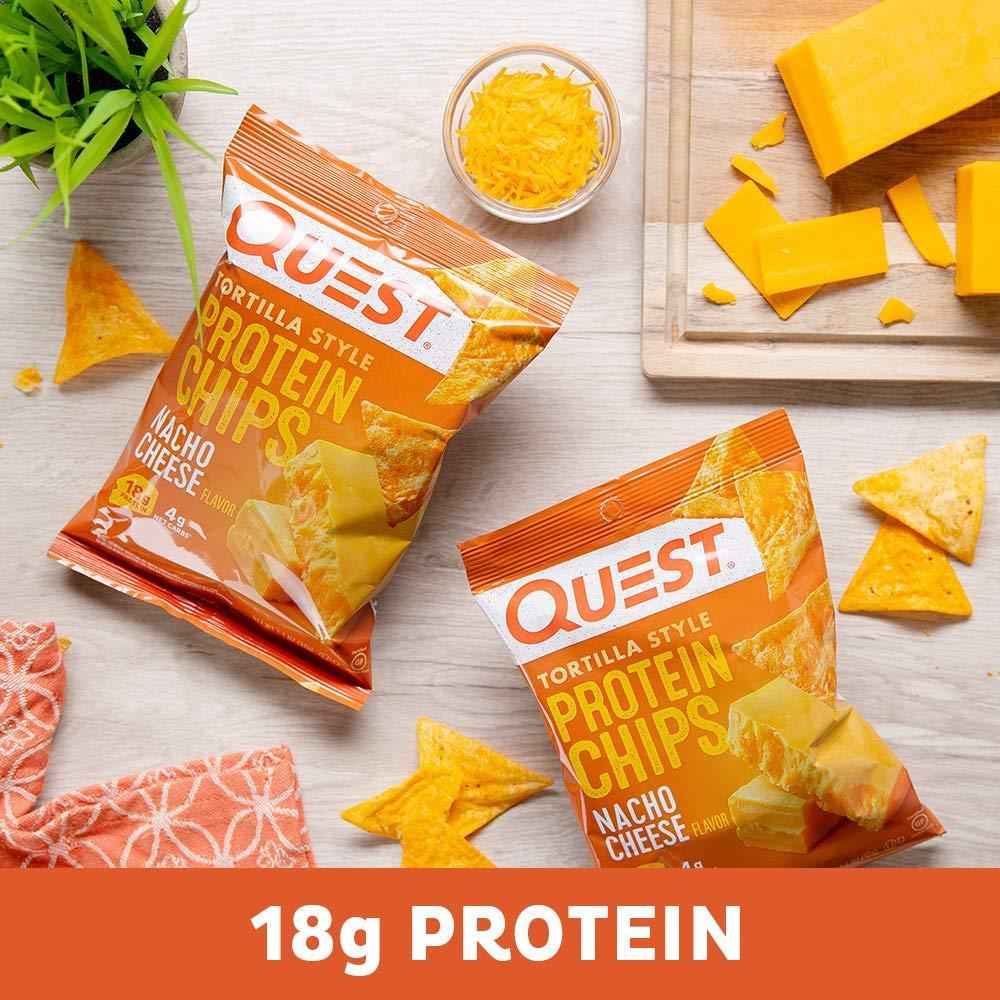 Quest Nutrition Chili Lime Tortilla Style Protein Chips – 12 Count Gift Box for Gym Lovers and Macro Trackers
