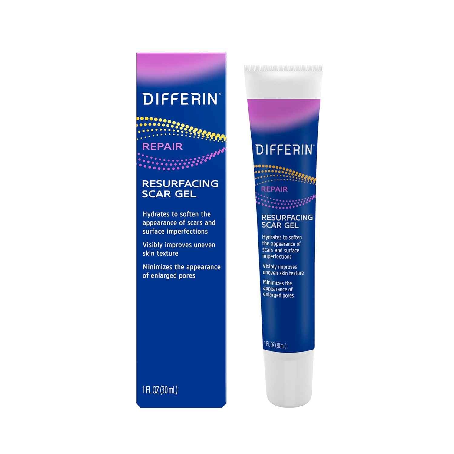 Differin Acne Scar Spot Treatment – Nightly Wind-Down Ritual for Sensitive, Acne-Prone Skin, 1 Oz