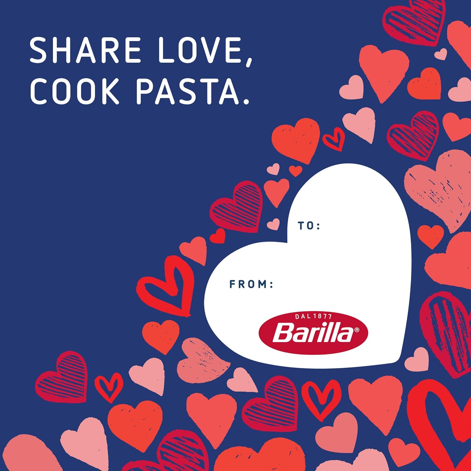 Barilla A Sign of Love Heart Pasta – Premium Limited Edition Panty Staple for Foodies, Elegant Dinner Party Centerpiece