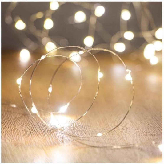 GIGALUMI Flameless Fairy Lights – Safe Bedroom Night Light for Kids and Pets, Battery Operated LED