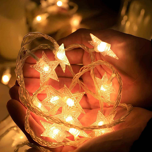 Starlite Star String Lights – Understated Warm White Accent for Intentional, Clutter-Free Spaces