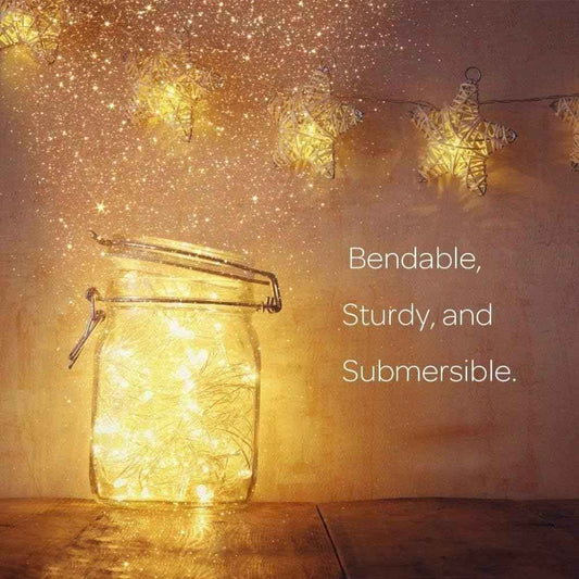 ANJAYLIA LED Fairy String Lights – Child Safe Nursery and Playroom Night Light, Cool to the Touch