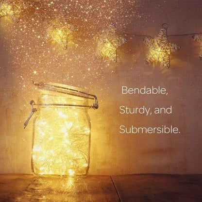 ANJAYLIA LED Fairy String Lights – Child Safe Nursery and Playroom Night Light, Cool to the Touch