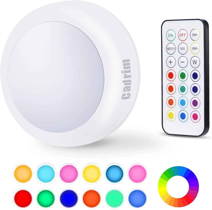 Cadrim Puck Lights - Flameless, Cool-to-Touch Night Lighting for Homes with Kids and Pets