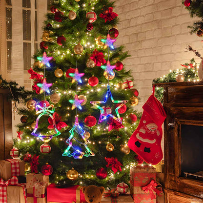 Lumalights Flameless Christmas Window Lights – Cool-to-Touch LED Decor Safe for Kids, Pets & Curtains