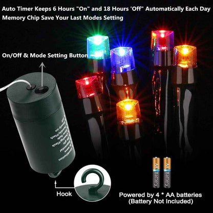 Joomer Battery Fairy Lights – Thoughtful Housewarming Gift for Her, 66ft 200 LED with Timer and 8 Modes Multicolor