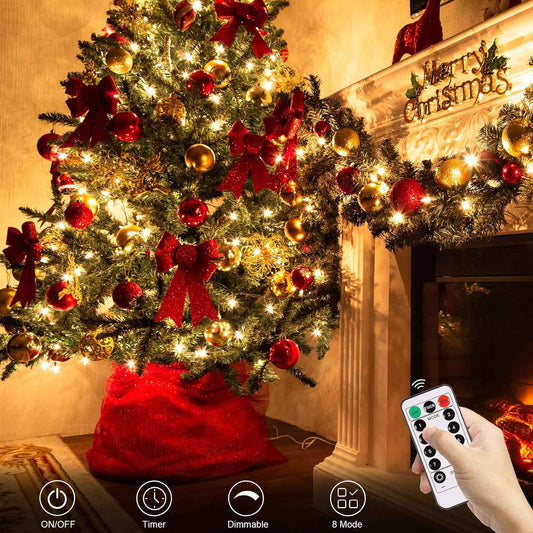 echosari LED String Lights Set – Birthday Gift for Mom and Women with Dimmable Warm White Glow