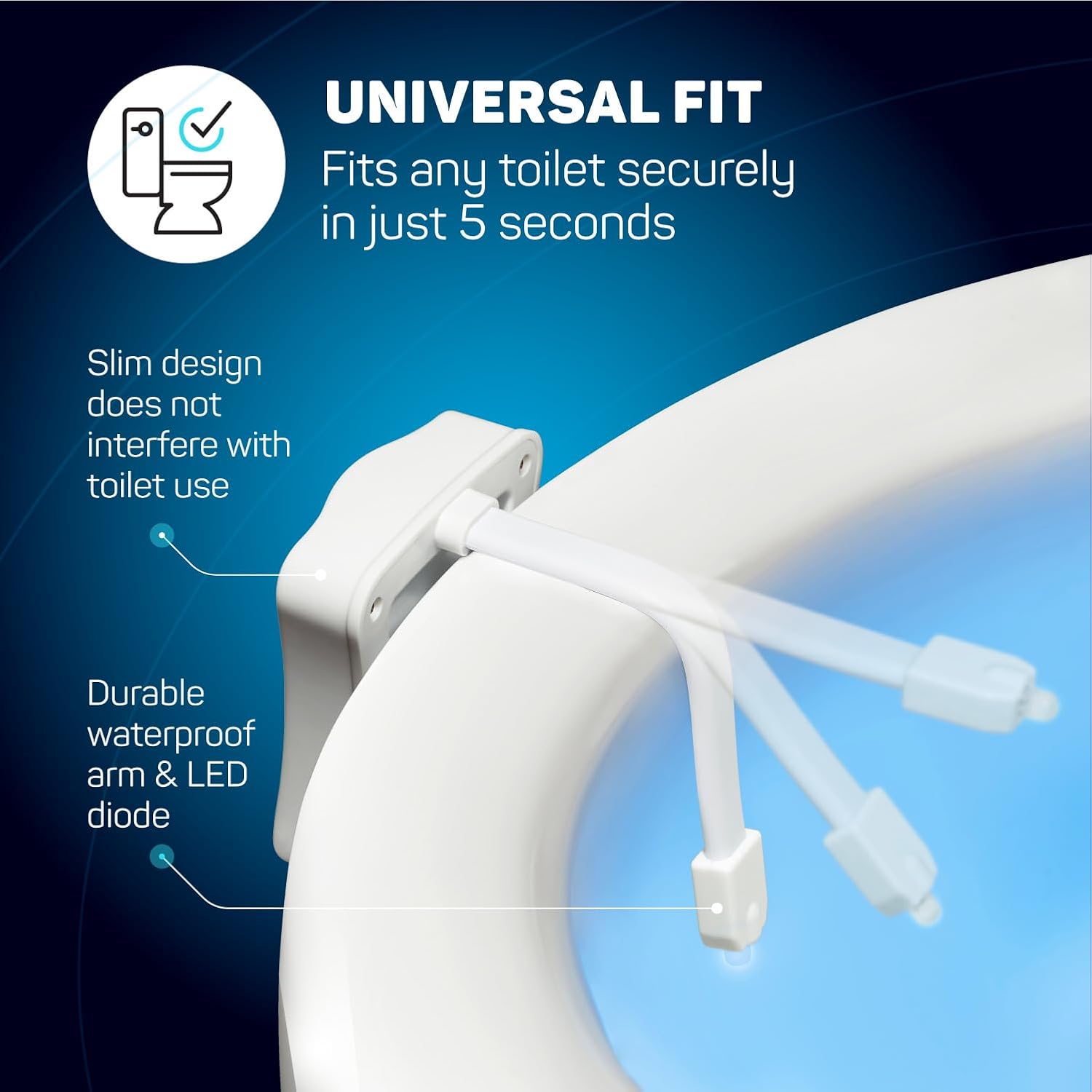 battery-powered via 3 aaa batteries delivering approximately 180 days of active use