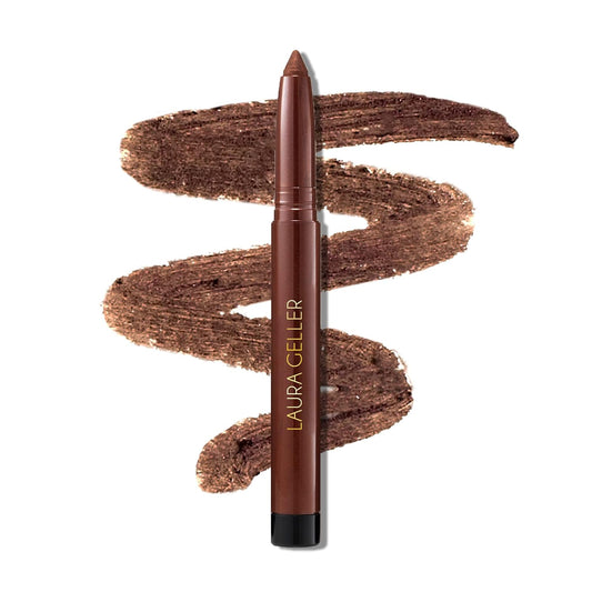 LAURA_GELLER_NEW_YORK_Kajal_Longwear_Kohl_Eyeliner_Pencil_with_Caffeine,_Smooth_&_Blendable_Makeup,_Dark_Brown_Lipliner_Pack_Sharpener_Cosmetic