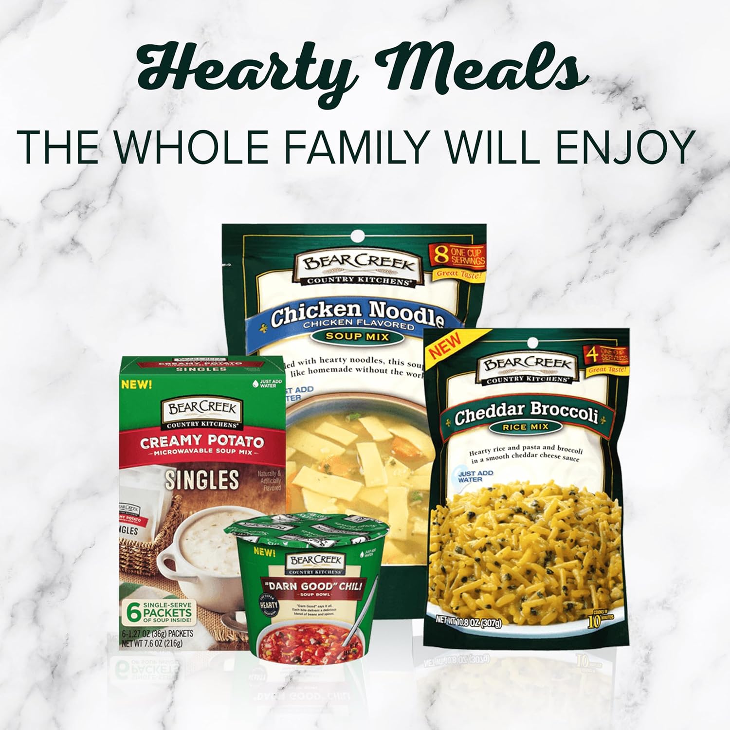 Bear Creek Creamy Potato Soup Mix – Easy Family Weeknight Dinner for Picky Eaters